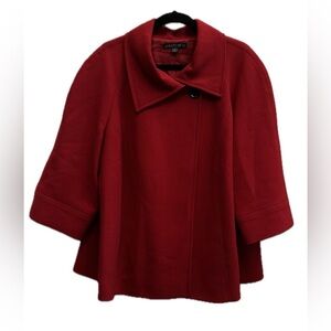 Lafayette 148 New York Virgin Wool Swing Coat